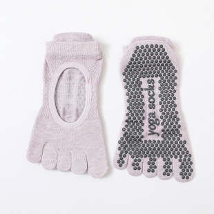 Customized Summer Ultra-Thin Five-Finger Socks Mesh Breathable Backless Split-Toe Yoga Socks Sports Sweat-Absorbent Breathable Pilates Socks