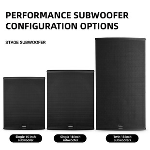 Outdoor double 18 inch subwoofer outdoor stage performance passive professional sound loud pressure level strong shock sound box
