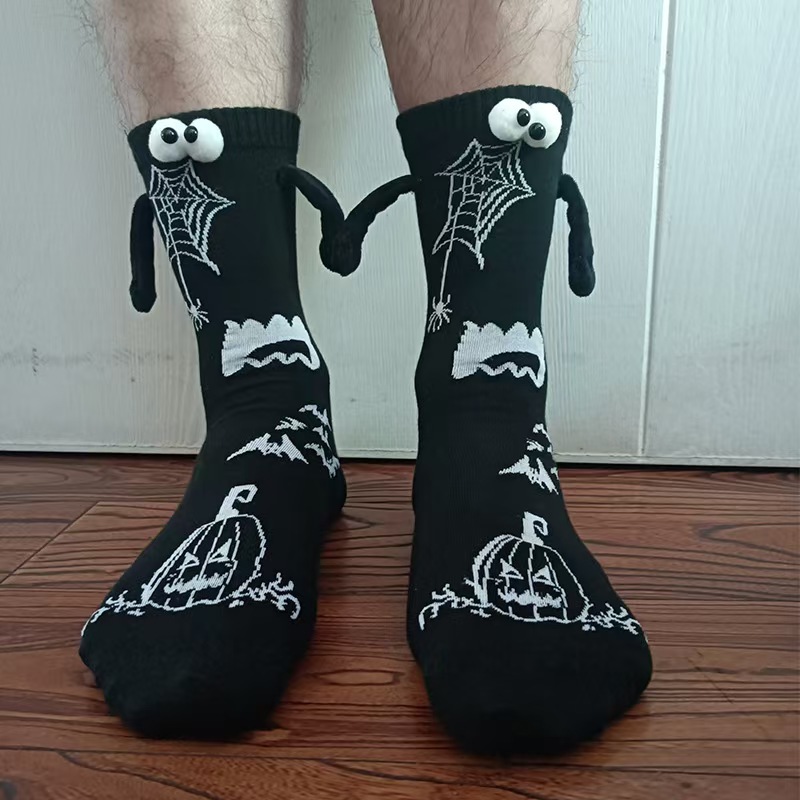 Amazon's Popular Halloween Holding-Hands Socks for Couples, Magnetic Hand-Holding Cute Christmas Socks, No Negative Reviews, Magnetic Attraction