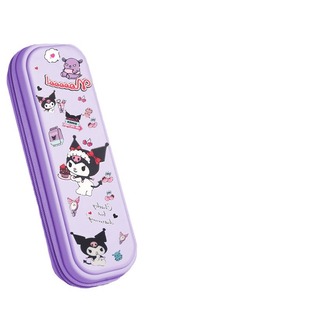 Kulomi Pencil Case Children's Cartoon Stationery Bag for Primary School Students Sanrio Merlot Large Capacity Stationery Box for Girls