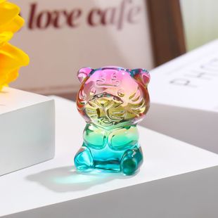 Wholesale Glaze Zodiac Ornaments Crystal Zodiac suit Doll Creative Desktop Ornaments Dragon Snake New Products