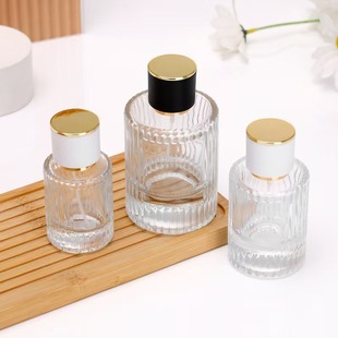 Perfume Bottling Spray 30ml High-end Glass Portable Travel 50ML Perfume Squeeze Empty Bottle Coat Same