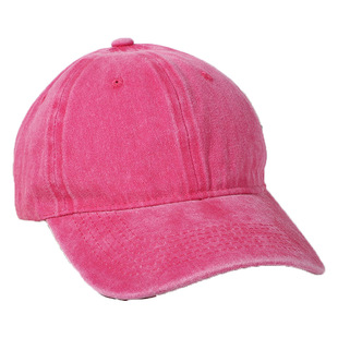 Coated Washed Hat Peaked Cap Denim Baseball Cap Spring and Summer Versatile Retro Soft Top Sun Protection Baseball Cap Old Hat