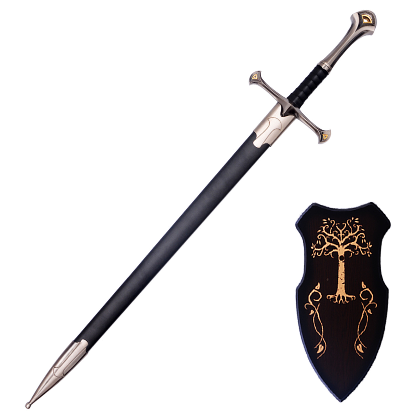 The Lord of the Rings: the Holy Sword of Narsil, Movie-Style Western Sword, Aragorn's Ranger's Sword, the Sword of Kings, Unsharpened