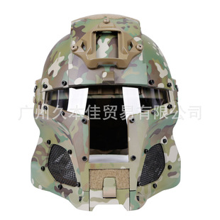Medieval Iron Warrior helmet tactical outdoor retro helmet Cosplay survival game