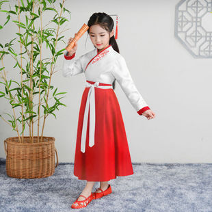 Hanfu Boys' Guoxue Clothing Chinese Style Ancient Costume Book Children's Clothing Three-Character Sutra Disciple Regulations Children's Performance Clothing for Primary School Students