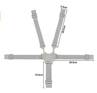 Spot Infant and Toddler Dining Chair Five-point Stroller Safety Belt Baby Chair Safety Belt Kidsren's Dining Chair Safety Belt