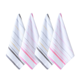 Jieliya cotton small square towel face washing cotton household absorbent children kindergarten baby face cleaning small face towel soft