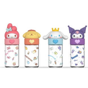 Aikesi factory genuine IP cartoon Sanrio series doll glass 360mL portable direct drinking glass