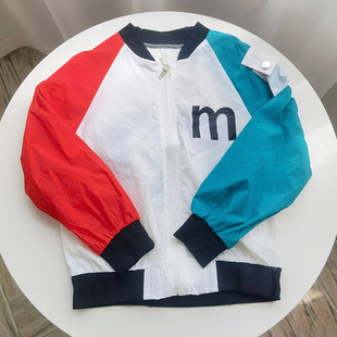 Children's Sunscreen Clothing Summer Solid Color Ice Silk Sunscreen Clothing for Boys and Girls Korean-style Zhongtong Anti-ultraviolet Travel Jacket
