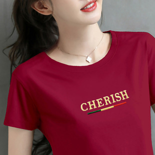 Round Neck T-Shirt Women Summer 2024 New Loose Western Style Modal Short Short Sleeve Top Half Sleeve Thin T-Shirt