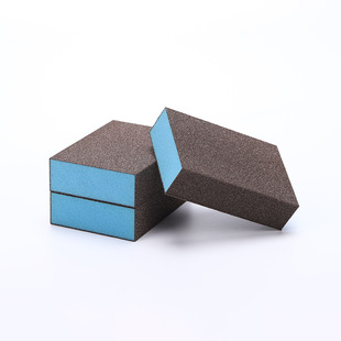 Factory batch sponge sand block woodworking furniture polishing artifact sponge grinding block beautiful seam wall Diamond sandpaper