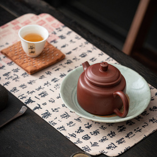 Catch-up Waterproof Tea Plate Cushion Dry Bubble Cushion Tea Mat Tea Tablecloth High-end Table Runner New Chinese Zen Retro Light Luxury