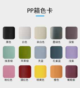 Direct selling lightweight PP suitcase zipper password case strong and durable box thickened large capacity password suitcase