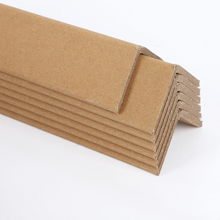 Multi-specification disposable paper corner protector furniture anti-collision Kraft paper corner protector logistics packaging paper corner protector wholesale