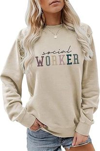 Amazon Independent Station 2023 European and American plus size wish Ladies Long Sleeve in a world where Letter Sweat