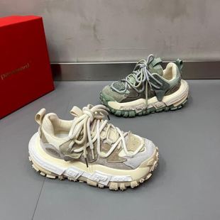 Net Red Super Fire Daddy обувь с толстой подошвой 2024 новая европейская шинная обувь