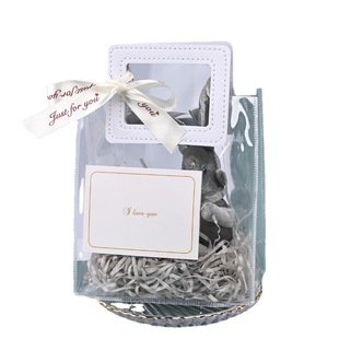 Transparent PVC tote bag wholesale net red candy gift bag wedding packaging plastic gift bag