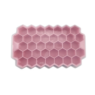 Pure Silicone with Cover Silicone Honeycomb Ice Mold 37 Cellular Honeycomb Ice Mold Silicone Ice Mold Ice Cream Ice Cream Ice Block Box