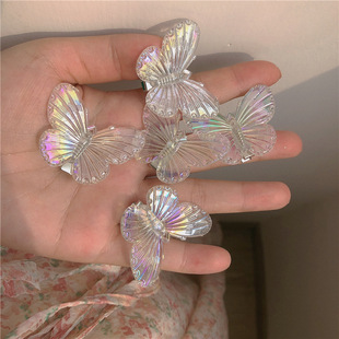 Супер фея рекомендуется! Заколка для волос Piranha Sweet Butterfly 5 Сладкая девушка весенний новый головной убор