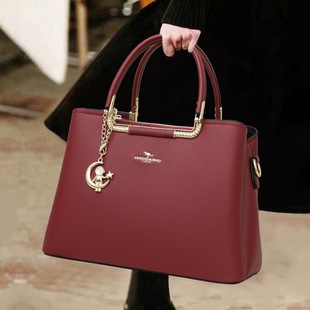 Light luxury large capacity Women's bag 2023 autumn new middle-aged mom bag women's handbag fashion shoulder messenger bag