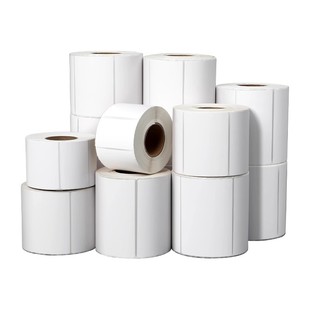 Deli Mingrui Three-Proof Label Machine Thermal Label Paper Self-Adhesive Printing Paper Multi-Specification Digital Sticker White