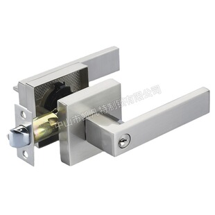 Factory Direct Zinc Alloy Heavy-duty Three-rod Lock Handle Lock Tapular Wooden Door Room Door Bedroom Bathroom Door Lock