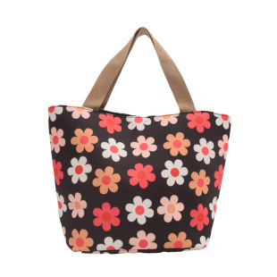 Foreign-style Cute Handbag Lunch Box for Office workers Lunch Canvas Tote Bag for Mummy Going out with Meal
