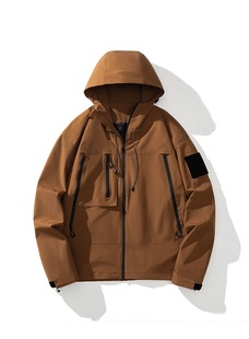 Jacket Men's Coat Autumn New Couple Clothing Rushwork Business Casual Waterproof Mountaineering Clothing Travel Coat