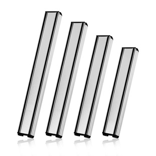 Aluminum alloy magnetic knife holder tool holder household punching wall-mounted strong magnetic storage rack cross-border hot sale