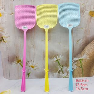 Macaron fly swatter household fly swatter plastic mesh manual fly killing practical and durable one yuan two yuan wholesale