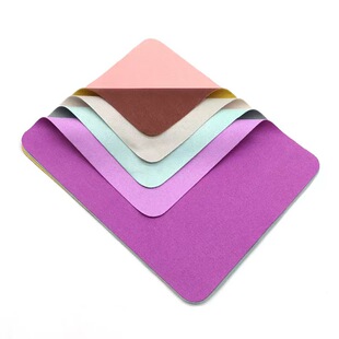 Two-color island silk deerskin velvet glasses cloth double-sided velvet mobile phone screen lens cleaning cloth wiping cloth printed Logo