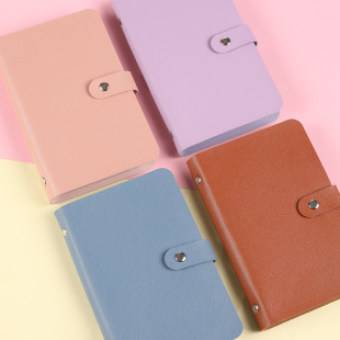 Spot New Cash Storage Book Cash Storage Bag Family Financial Management Book Collection Commemorative Album Soft Leather Money Clip