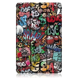 Suitable for Huawei M5 10.8 CMR-W09/W19/AL09 Flat Protective Leather Case Smart Triple Folding Case