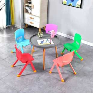 Thickened back chair household children's plastic chair stool baby non-slip dining chair kindergarten dining and learning bench