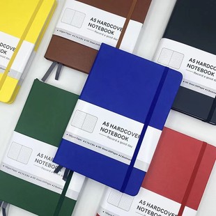 Wholesale A5 business strap notebook notebook dot matrix notepad elastic band diary notebook thickened notepad