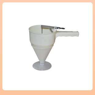 ⇕ Egg Burger Noodle Leakage Plastic Quantitative Funnel Cupcake Batter Separator Egg Tart Liquid Separator