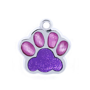 DIY candy-colored alloy small pendant lettering pet tag dog tag mobile phone chain key chain jewelry pendant
