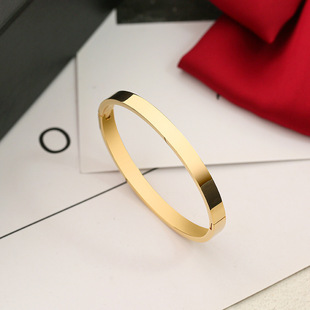 Small crowd stars do not fade plating exaggerated joy ins wind full diamond bracelet titanium steel bracelet girls high sense