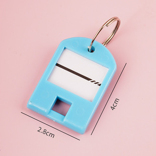 Plastic Key Plate Identification Number Plate Key Label Buckle Intermediary Management Storage Artifact Tag Plate Key Ring