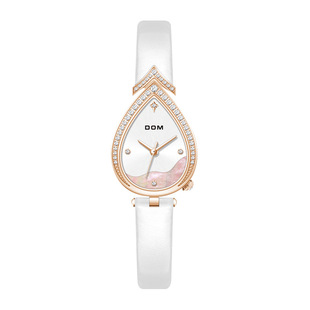 Watch Women's Fashion Simple Style Watch Women's Light Luxury Elegant Belt Quartz Women's Watch Support One Piece Hair