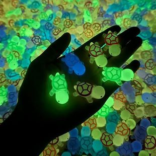 New Luminous Little Turtle Opposing Resin Small Ornaments Cream Glue Accessories div Turtle Stacking Little Turtle