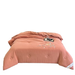 New Type A Soybean Fiber Quilt Thickened Single Double Winter Quilt Core Spring and Autumn Quilt Summer Quilt Air-conditioning Quilt Skin-friendly and Soft