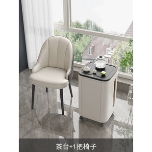Mobile Tea Cabinet Apartment Small Smart Coffee Table Household Small Apartment Living Room Balcony Tea Table Kung Fu Tea Car