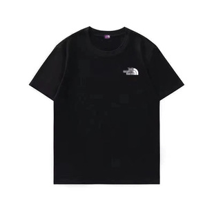 Summer Short-sleeved T-shirt New Fashion Brand Loose Inner Top T-shirt Men's and Women's Round Neck Printed Small Label Base Shirt