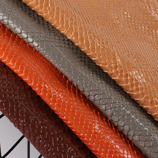 1.1mm Python Pattern Pvc Leather Fish Scale Leather Crocodile Pattern Fabric Clothing Luggage Belt Decorative Artificial Leather