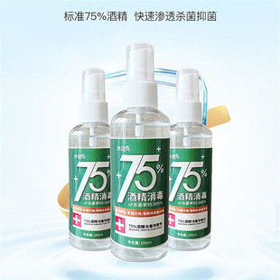 Portable 75 Disinfection Alcohol Spray Disinfectant Factory Wholesale 500ml Quick-drying Wash-free Spray Household Alcohol