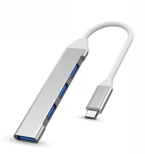 Компьютер USB3.0typeC HUB-расширитель док-станции концентратор «четыре в одном» (случайный цвет)