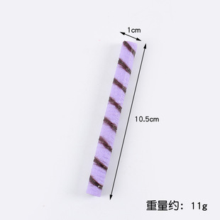 PVC Simulation Food Play Macaron Color Chocolate Bar Model Fun Food Ornaments Diy Play Toy Accessories
