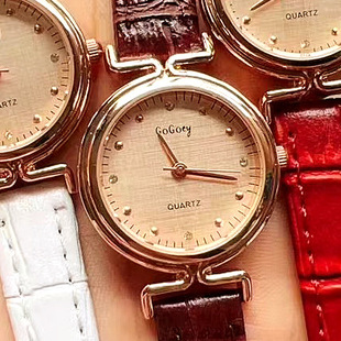 GOGOEY watch women's junior high school student online red exam watch 2024 New Belt small dial quartz watch